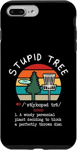 Vista 12 de Disc Golf Stupid Tree Funny Disc Golfing Lover Player Gift Case for iPhone 17