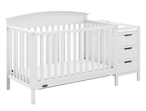 Vista 17 de Graco Benton - Cuna convertible 5 en 1 con cajón, certificado GREENGUARD Gold, se convierte de cuna de bebé a cama infantil, sofá cama y cama