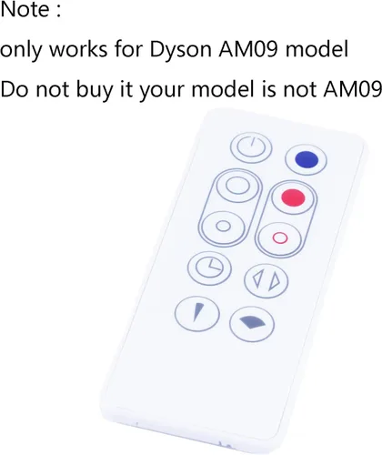 Vista 2 de Control remoto adecuado para Dyson AM09 Hot Cool Fan (olny funciona para el modelo Dyson AM09) no incluye batería