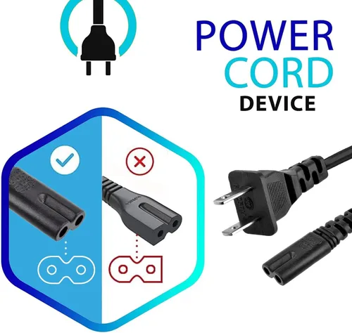 Vista 2 de Cable de alimentación de CA UL de 6 pies compatible con 55UM7300PUA 55" 4K Ultra HD Smart LED TV