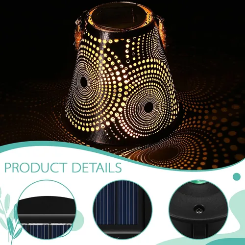 Vista 5 de Jeyiour Juego de 12 tapas de repuesto para luz solar, piezas de repuesto para luz solar, panel LED impermeable, tapa de linterna para exterior, kit