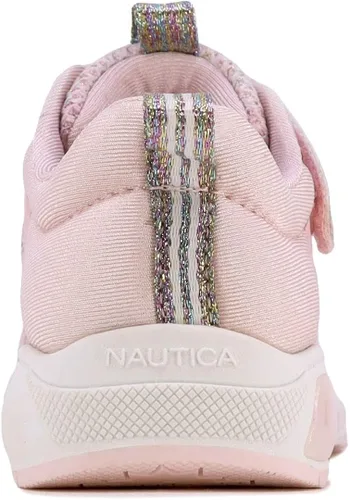 Vista 5 de Nautica Tenis deportivos con luz intermitente para niños con una correa a la moda y divertida para niños y niñas disponibles en tallas para niños