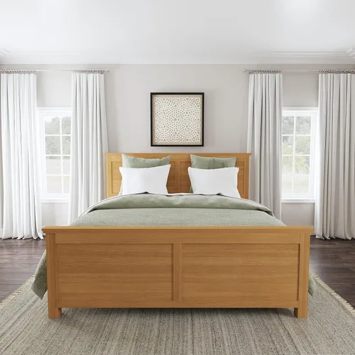 Vista 8 de homestyles Cama King Brown Oak Park