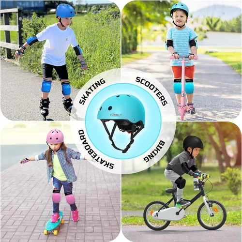 Vista 6 de Nattork Casco Infantil de Protección, Forro Extraíble para Multideportes Patineta, Patines, Bicicleta, Patinete Edad 4-12 Niños, Jóvenes, Adultos