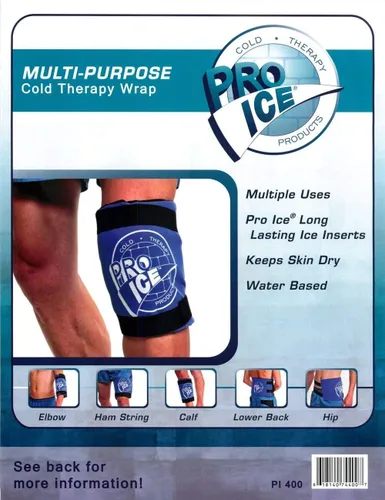 Vista 6 de Pro Ice Knee/Envoltura multiusos para terapia de frío