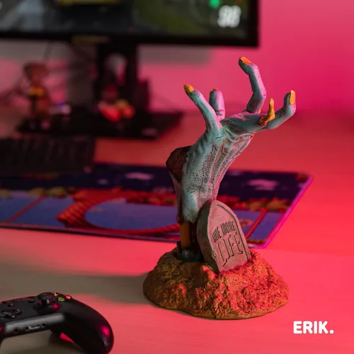 Vista 2 de Grupo Erik Gaming Controller Holder One More Life Controller Holder Figure Headphone Stand & Controller Gaming Accessories for Desk Gamer Gifts