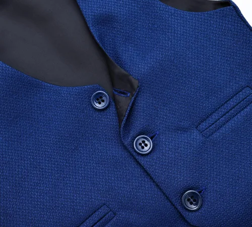 Vista 7 de Lilax Traje formal para niños de 4 piezas, chaleco, pantalones y corbata