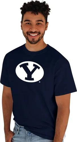 Vista 58 de Blue 84 Camiseta NCAA para hombre, icono de color del