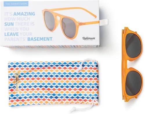 Vista 52 de OPTIMUM OPTICAL Gafas de sol protectoras UV atemporales para hombres y mujeres