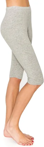 Vista 18 de Leggings Depot NCL27 pantalones capri para yoga de algodón premium suave Negro