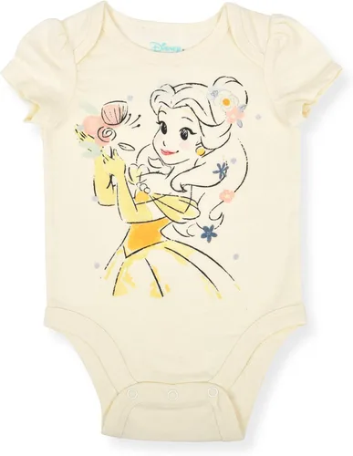 Vista 3 de Disney Minnie Mouse - Paquete de 5 mamelucos para niñas recién nacidas y bebés rosablancoamarillo Blanco