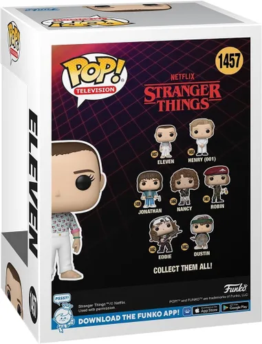 Vista 3 de POP Stranger Things - Temporada 4 – Once (final de temporada) Funko Figura de vinilo (con funda protectora de caja compatible), multicolor, 3.75
