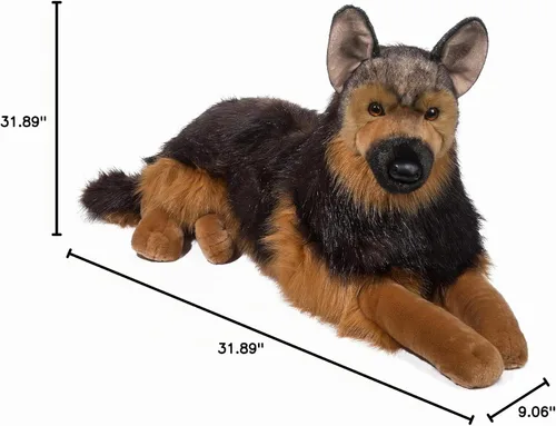 Vista 6 de Douglas Major Perro Pastor Alemán Grande de Peluche Relleno