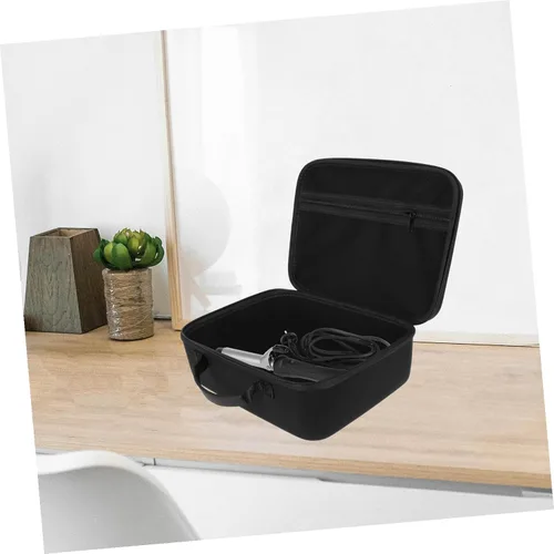 Vista 9 de SOLUSTRE Bolsa para secador de pelo, estuche de viaje para secador de pelo, bolsa organizadora con asa, almacenamiento portátil para viajes