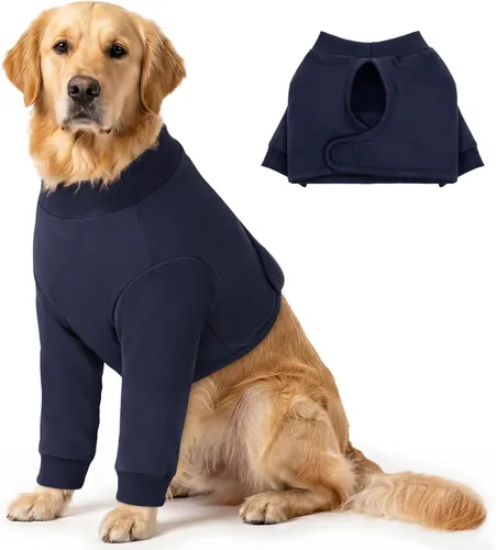 Vista 17 de Queenmore Manga de recuperación para la pierna delantera de los perros, mangas de recuperación para perros, traje de recuperación quirúrgica