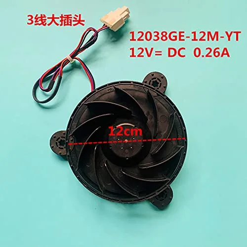 Vista 7 de para ventilador de refrigeración de refrigerador NMB 12038GE-12M-YT DC12V 0.26A