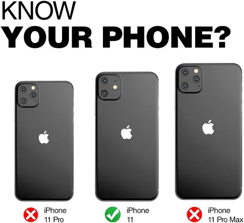 Vista 2 de ENCASED Rebel Armor - Funda para iPhone 11 - Funda ultra protectora resistente (negro)