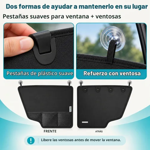 Vista 3 de Durapower Protector de puerta de automóvil para perro, paquete de 2 unidades, extra grande y grueso, antiarañazos, impermeable, cubierta de puerta