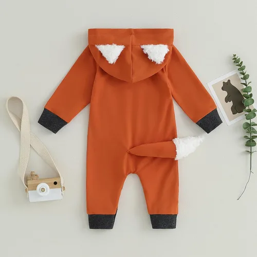 Vista 3 de CIYCUIT Disfraces de Halloween para bebé niño y niña, trajes de zorro
