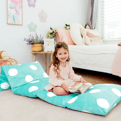 Vista 25 de Butterfly Craze - Funda de almohada para el suelo, funda de colchoneta, acogedora solución de asiento, cojín reclinable, perfecto para leer, ver tv