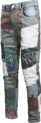 Vista 187 de Enrica Pantalones vaqueros estampados casuales para hombre