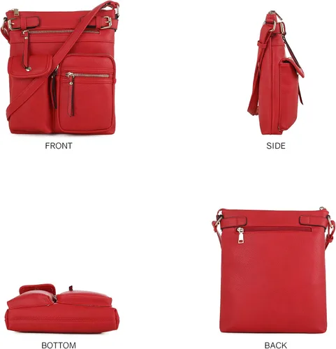 Vista 2 de Bolso tipo bandolera para mujer SG SUGU Katie, liviano, con varios bolsillos