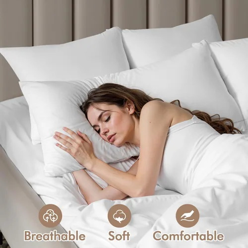 Vista 7 de MIULEE Almohada decorativa de 14 x 36 pulgadas con funda de algodón 100% rectangular para sofá