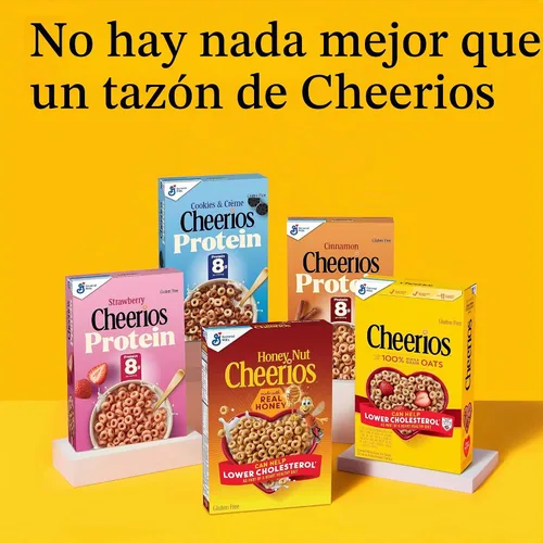 Vista 8 de Cheerios de calabaza y especias, cereales para el desayuno sin gluten, 10.8 onzas