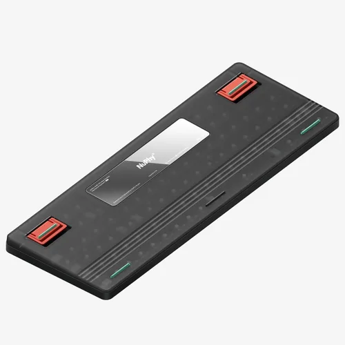 Vista 2 de nuphy Teclado mecánico inalámbrico Air96 V2, teclado retroiluminado RGB de 100 teclas, compatible con Bluetooth 5.1, 2.4G y conexión con cable