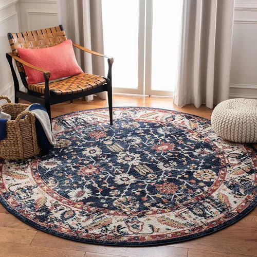 Vista 19 de SAFAVIEH Colección Charleston Alfombra de Acento - 2 pies x 5 pies, Gris & Gris Oscuro, Diseño Oriental con Efecto Desgastado, No Desprende Pelusa