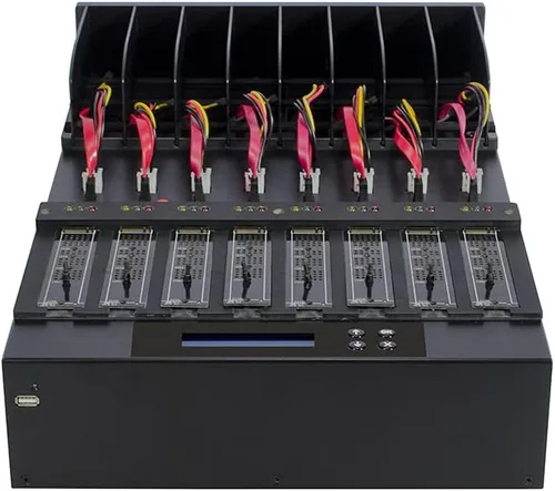 Vista 10 de Systor Duplicador M.2 SATA y M.2 NVMe de 1 a 1 - 9 GB/Min - SYSNVME-SF201