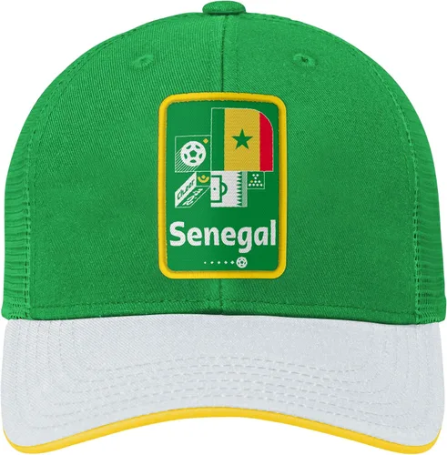 Vista 19 de Outerstuff Sombrero de malla Procrown con mosaico de contraste para la Copa Mundial de la FI verde-blanco