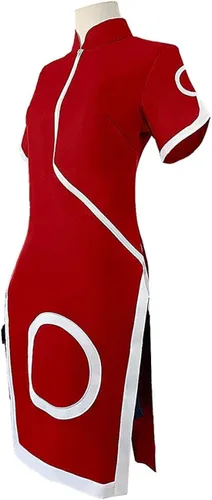 Vista 8 de Haruno Sakura - Disfraz de Ninjia Cheongsam con diadema para Halloween