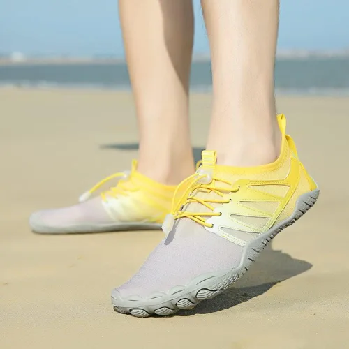 Vista 7 de YING LAN Zapatos de agua para hombres y mujeres, de secado rápido, antideslizantes, para la playa, natación, deportes acuáticos, buceo, vela, kayak