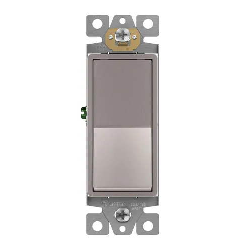 Vista 20 de ENERLITES Interruptor de luz de paleta decorativa de 3 vías, acabado brillante, un solo polo o tres vías, 3 cables, tornillo de puesta a tierra