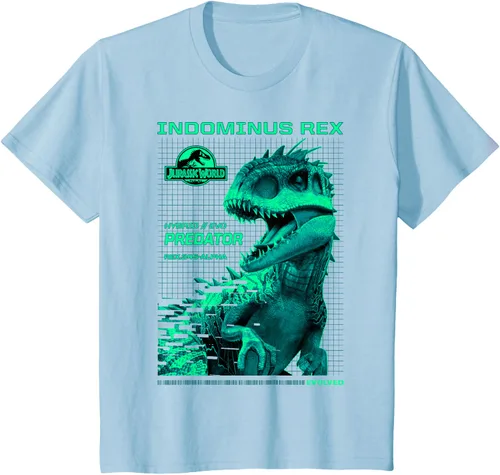 Vista 13 de Jurassic World Indominus Rex Hybrid Predator T-Shirt Small Negro