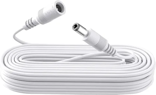Vista 12 de Cable de extensión de alimentación CC de 6 pies 2 M, cobre puro de primera calidad, adaptador de corriente de 12 V, cable de extensión de 0.217 in x