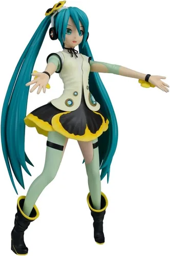 Vista 2 de Sega Project Diva Arcade Future Tone Hatsune Miku Super Premium Figura de acción Pansy, 9 pulgadas