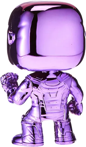 Vista 2 de Avengers Funko POP Marvel: Infinity War - Thanos - Cromo púrpura - Exclusivo de Walmart