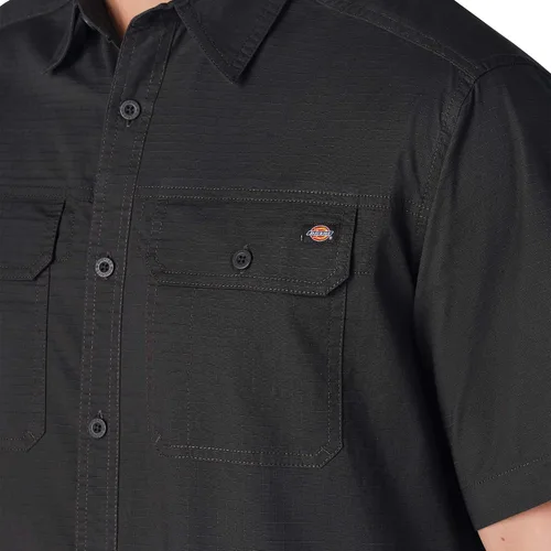 Vista 3 de Dickies Men's Short Sleeve Ripstop Work Shirt