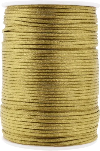 Vista 128 de Mandala Crafts Cordón de satén de cola de rattail de 0.02 in para nudos chinos de macramé