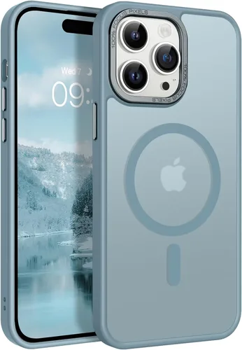 Vista 15 de BENTOBEN Funda magnética para iPhone 14 Pro [compatible con Magsafe] translúcida mate 14 Pro, delgada, a prueba de golpes, para mujeres, hombres