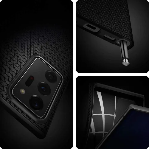 Vista 4 de Spigen Liquid Air - Funda diseñada para Samsung Galaxy Note 20 Ultra 5G (2020), color negro mate