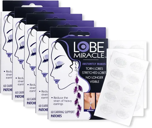 Vista 10 de Lobe Miracle - Parches transparentes de soporte para pendientes