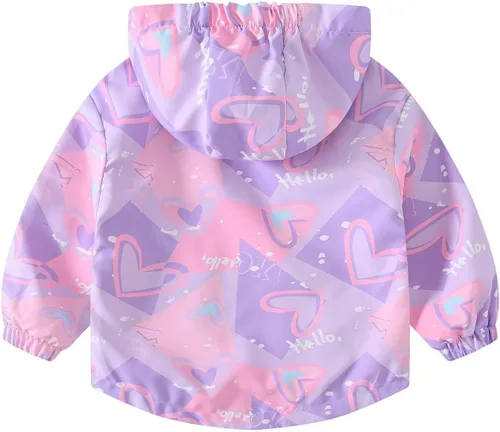 Vista 3 de Toddlers's Fashion Hoodies & Sweatshirts Zipper Hooded Boys Girls Coat Jackets Long Sleeves Windbreaker Outwear