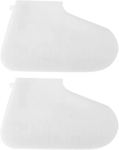 Vista 6 de Funda de silicona antideslizante para zapatos para adultos, equipo de protección forzado antideslizante para días lluviosos y nevados