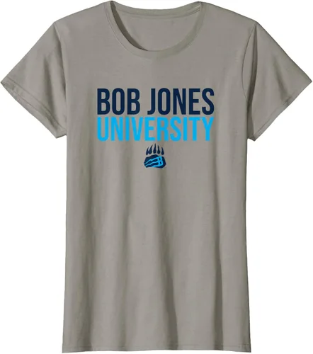 Vista 12 de Bob Jones University Camiseta apilada Bruins, Gris