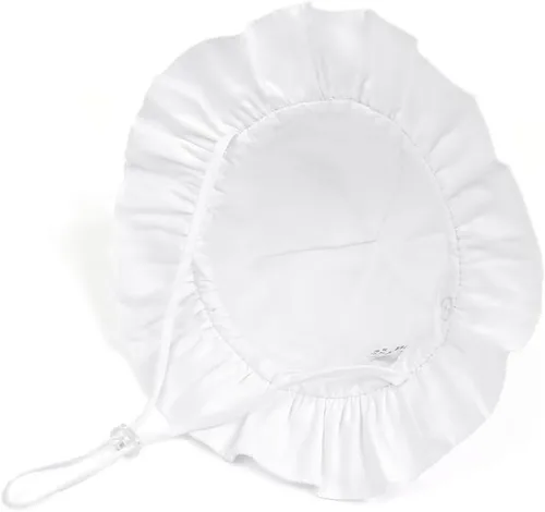 Vista 5 de Toddler Kids Baby Girl Sun Hat Floppy Cotton Summer Hat 50+ SPF Protective 04/Flor/Blanco