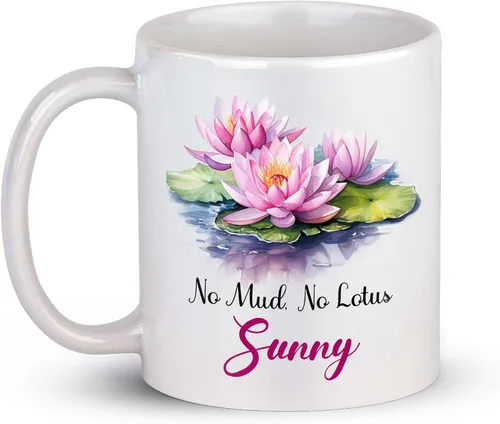 Vista 9 de Taza de café personalizada con nombre para yoga, taza de té de yoga con divertido diseño de perezoso, taza de inspiración para yoga y amantes