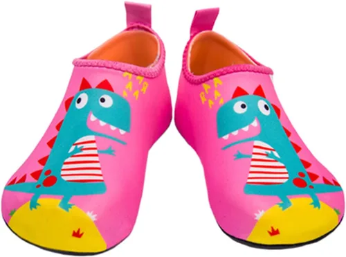 Vista 2 de Zapatos de agua para niños pequeños, antideslizantes, para la playa, natación, descalzos, de secado rápido, calcetines de piscina para niños y niñas